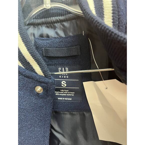 Gap  - Kids Varsity Jacket / S / Navy / NWOT - Picture 4 of 4